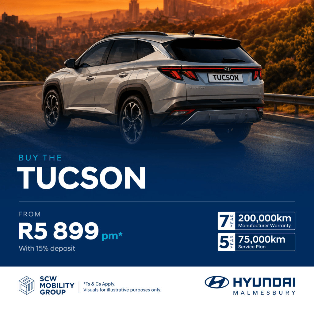 Hyundai Tucson from R5 899pm*