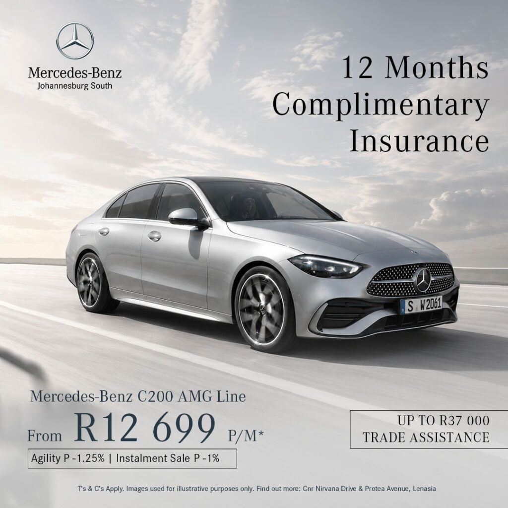 Mercedes-Benz C200 AMG Line from R12 699pm*
