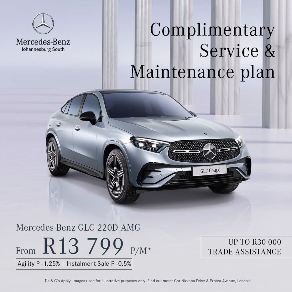 Mercedes-Benz GLC 220D AMG from R13 799pm*