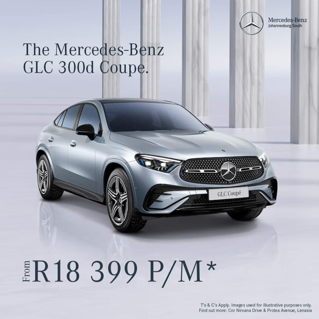 Mercedes-Benz GLC 300d Coupe from R18 399pm*